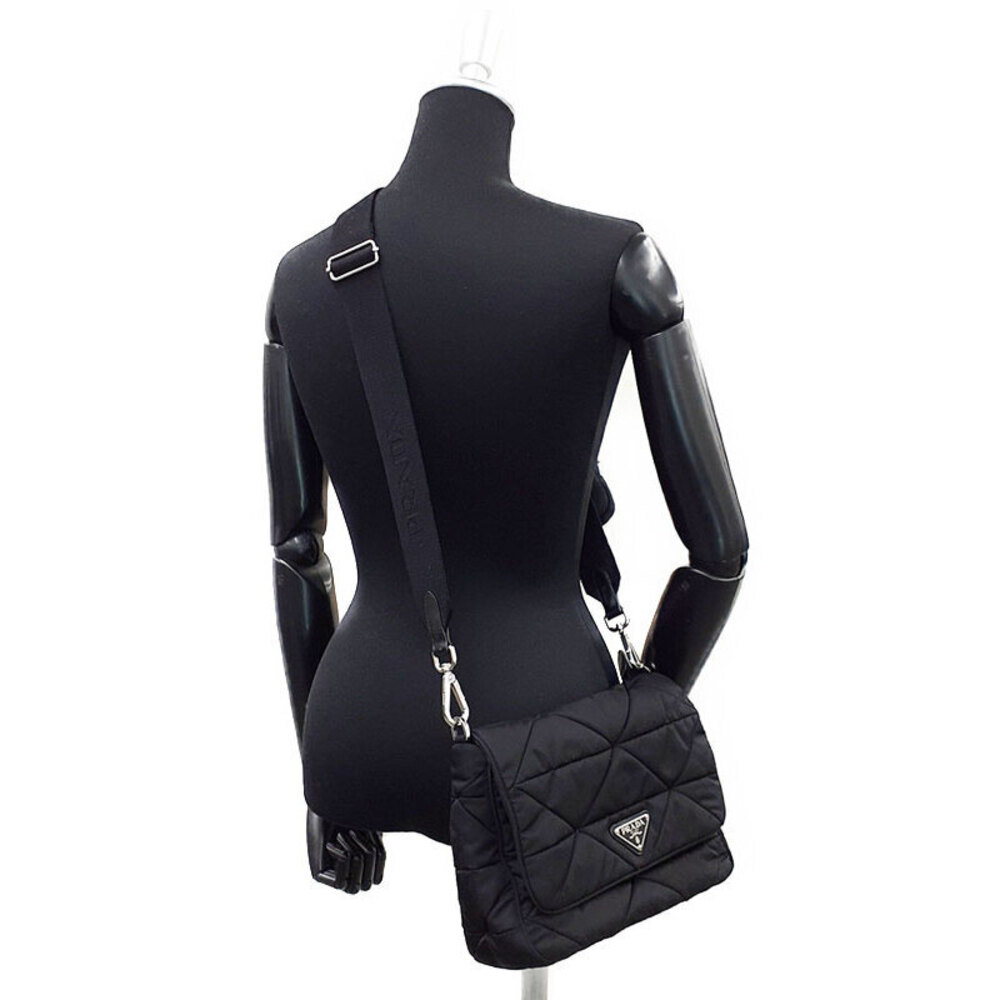 Prada Padded ReNylon Shoulder Crossbody Bag black - Picture 9 of 9